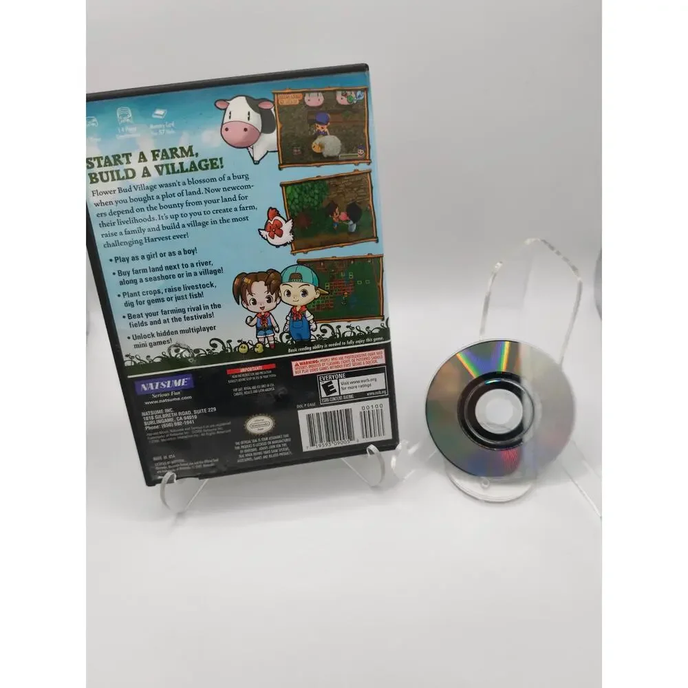 Harvest Moon Magical Melody Nintendo GameCube Tested Working
